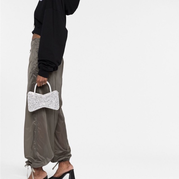 Mach & mach bow glitter mini bag - Picture 4 of 8